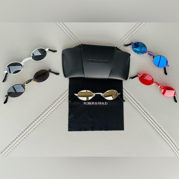 NWOT! 
Roberi & Fraud 
WHITE DORIS 
Sunglasses | Eyeglasses | Eyewear - Picture 13 of 17